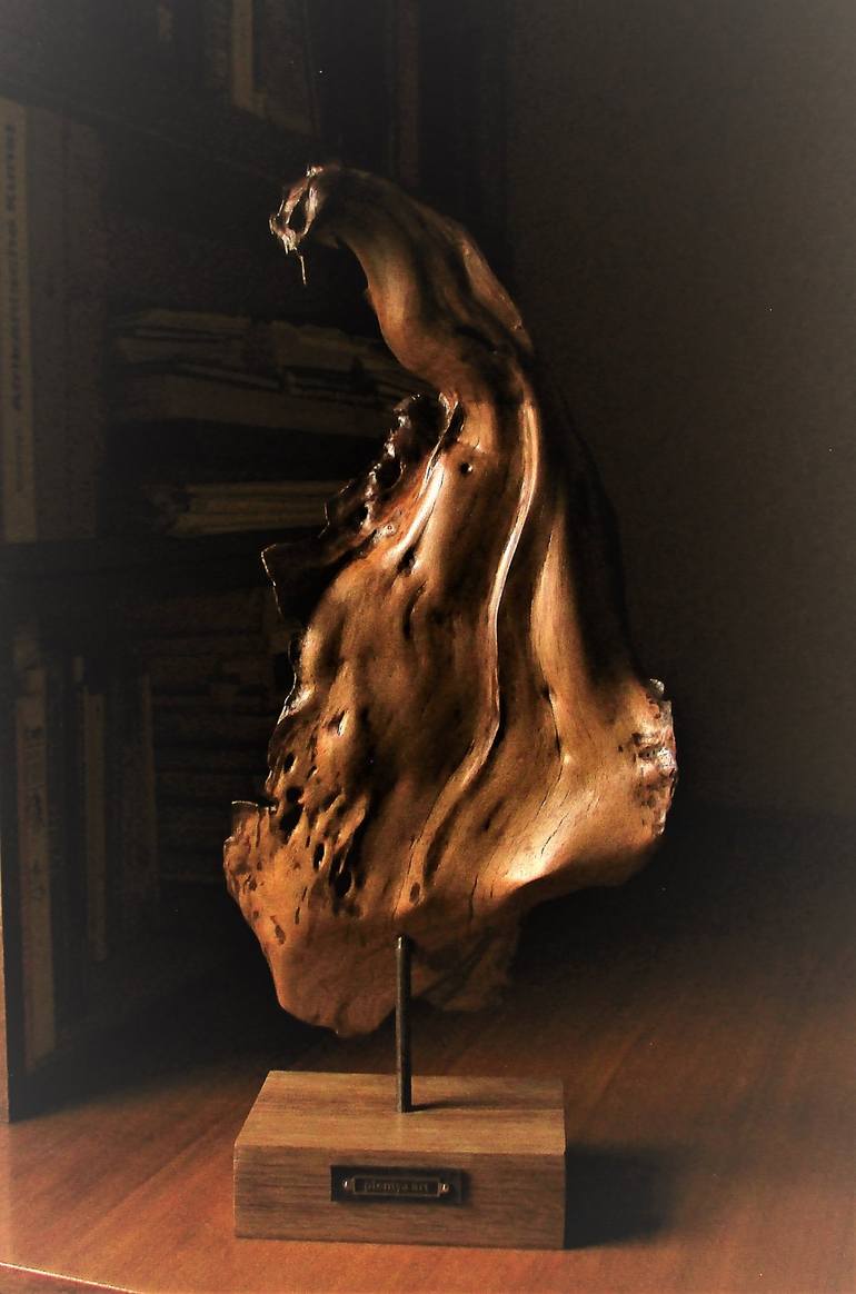 Abstract Sculpture from the Root of an Old Oak Tree. Sculpture by Sergey  Zhitelev | Saatchi Art