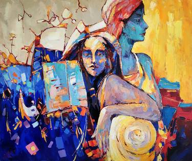 Print of People Paintings by Movses Petrosyan