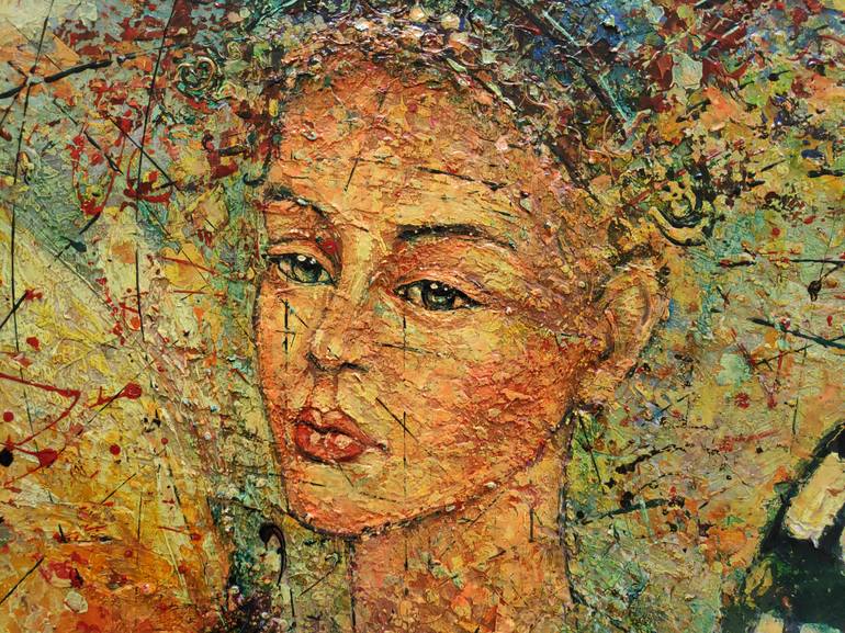 Original Portrait Painting by Movses Petrosyan