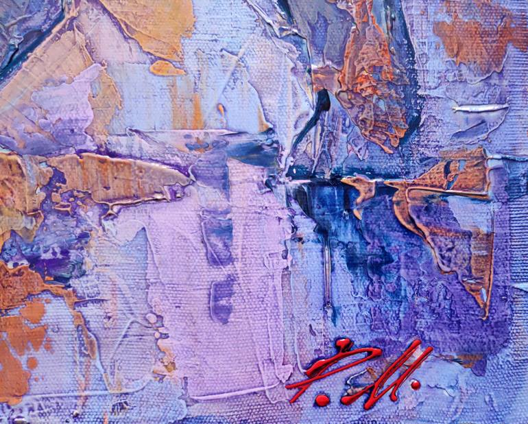 Original Abstract Animal Painting by Movses Petrosyan