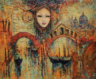Original Abstract Paintings by Movses Petrosyan