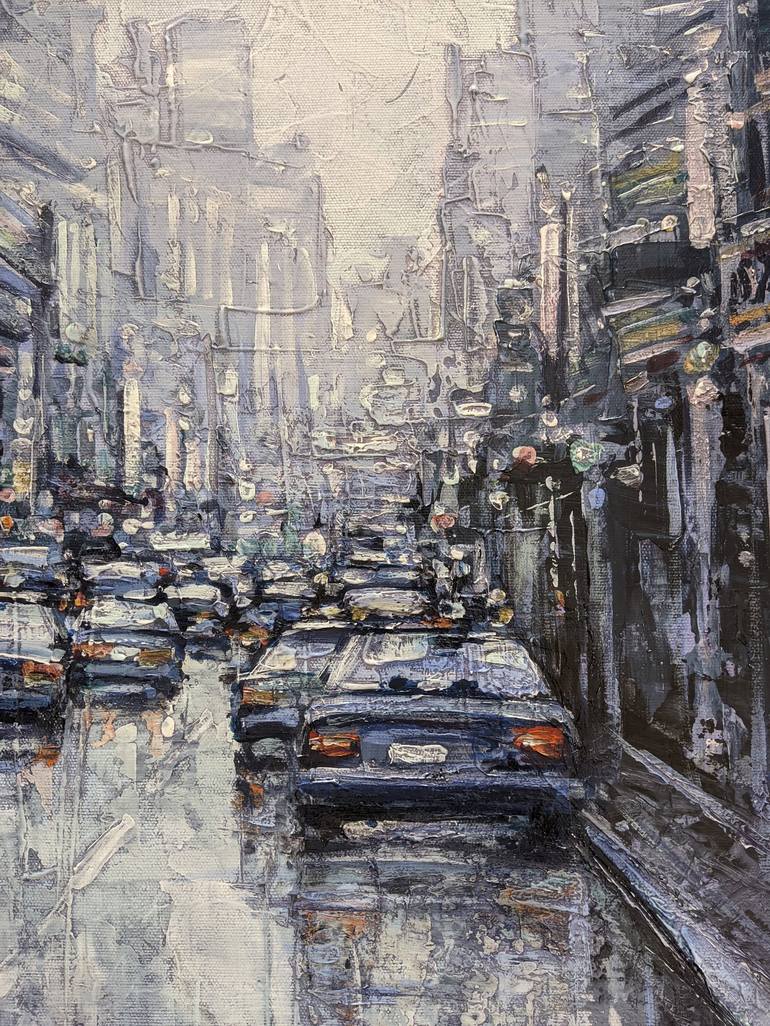 Original Cities Painting by Movses Petrosyan