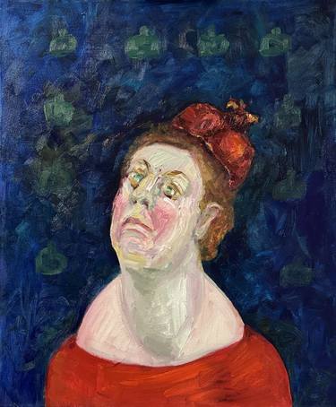 Original Expressionism Portrait Paintings by Katya Desnenko