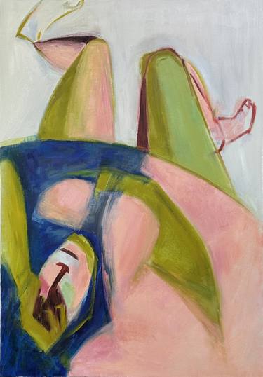 Original Abstract Women Paintings by Katya Desnenko