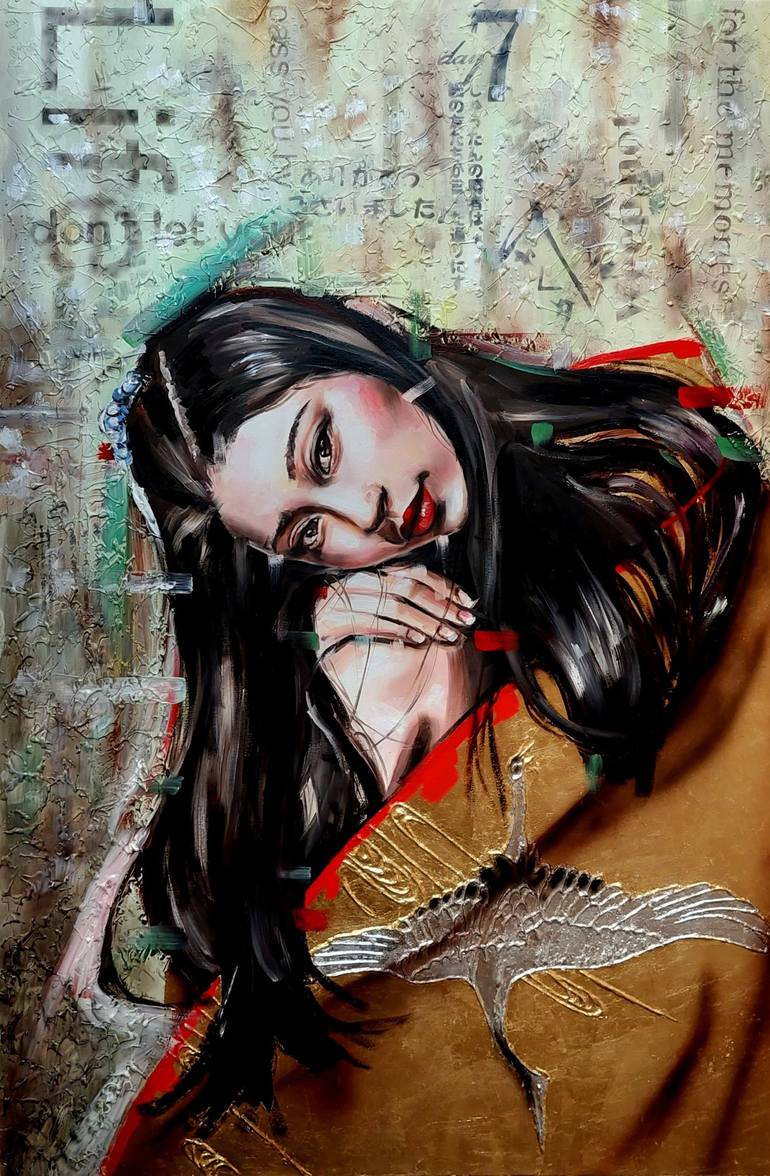 Omoide Painting by SIMONA ZECCA | Saatchi Art