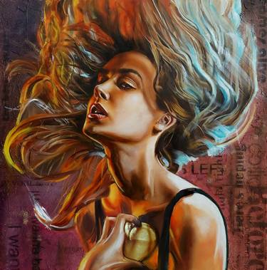 Original Figurative Water Paintings by SIMONA ZECCA