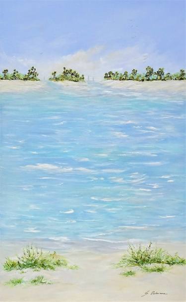 Waves Beach Paintings Saatchi Art