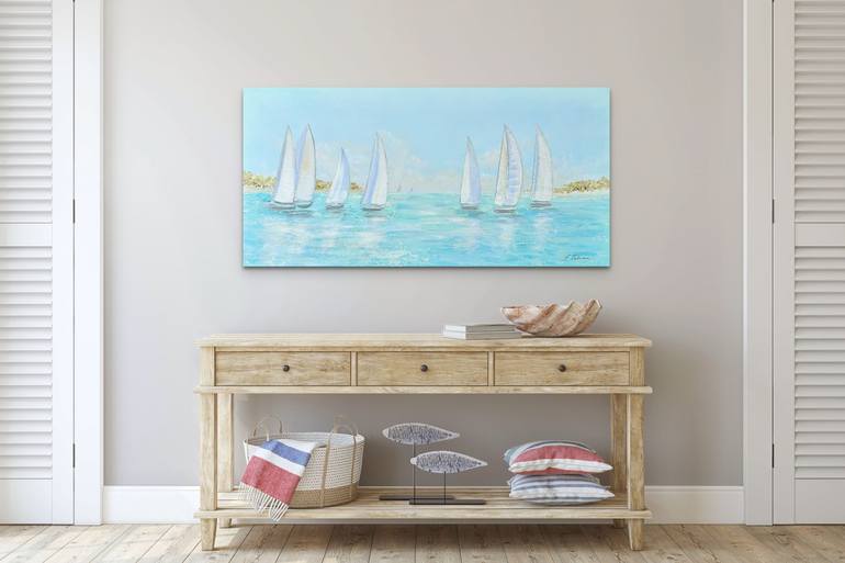 Original Seascape Painting by Sveta Osborne