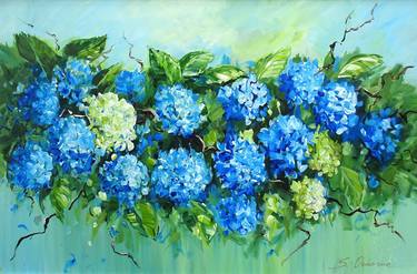 Original Impressionism Floral Painting by Sveta Osborne