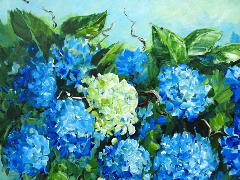 Original Impressionism Floral Painting by Sveta Osborne