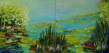 Original Abstract Expressionism Landscape Paintings by Sveta Osborne