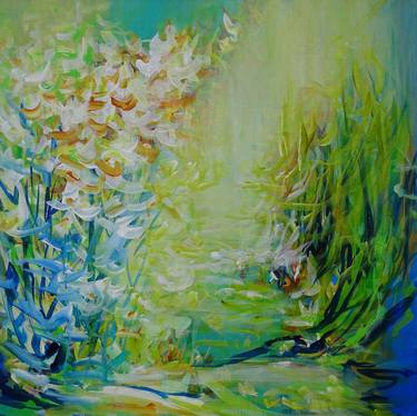 Original Abstract Expressionism Floral Paintings by Sveta Osborne