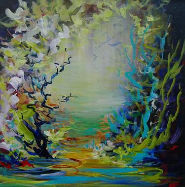 Print of Abstract Garden Paintings by Sveta Osborne