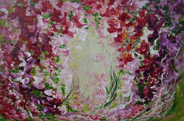 Original Abstract Expressionism Floral Paintings by Sveta Osborne