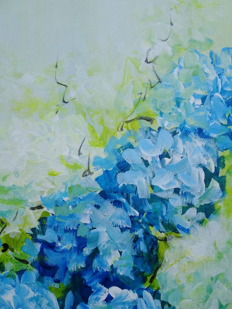 Original Fine Art Floral Painting by Sveta Osborne