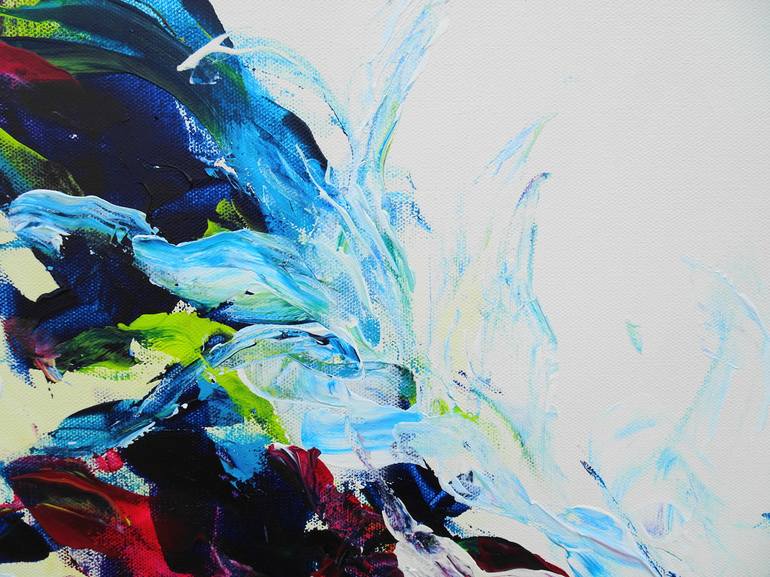 Original Abstract Floral Painting by Sveta Osborne