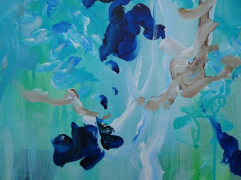 Original Abstract Floral Painting by Sveta Osborne