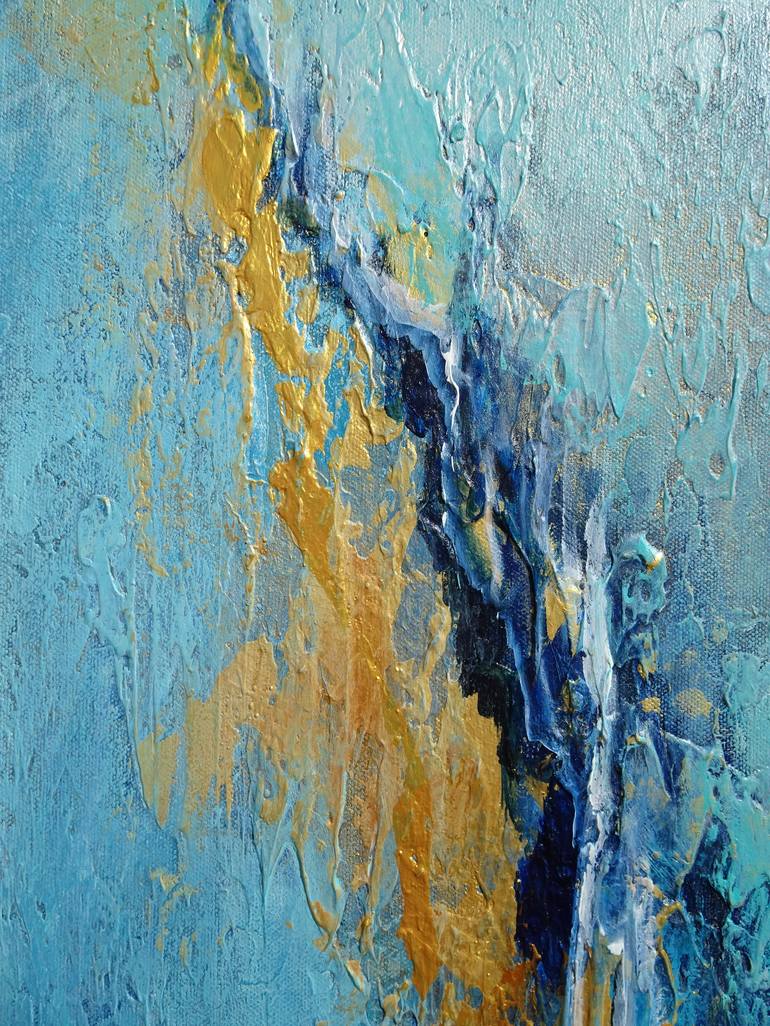 Original Abstract Seascape Painting by Sveta Osborne