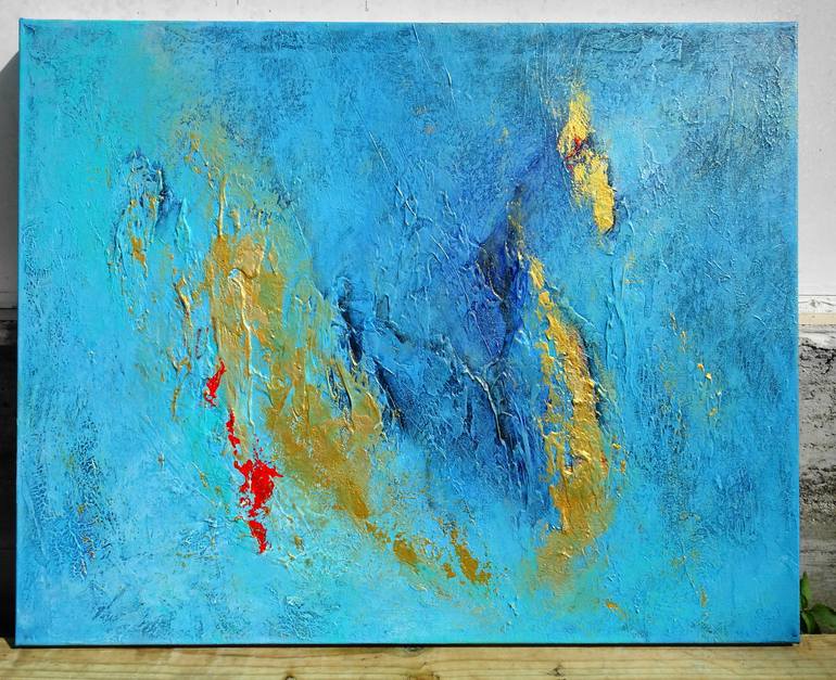 Original Abstract Expressionism Abstract Painting by Sveta Osborne