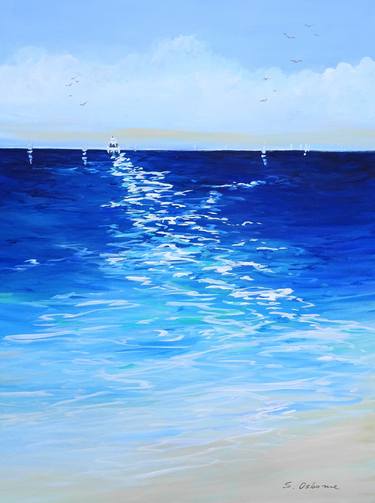 Original Abstract Expressionism Seascape Paintings by Sveta Osborne