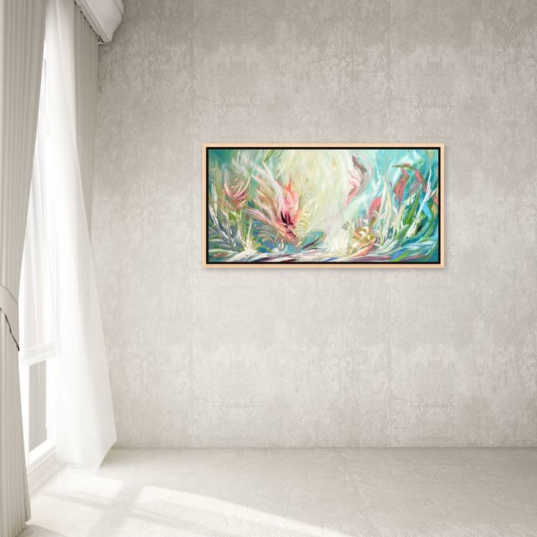 Original Abstract Floral Painting by Sveta Osborne