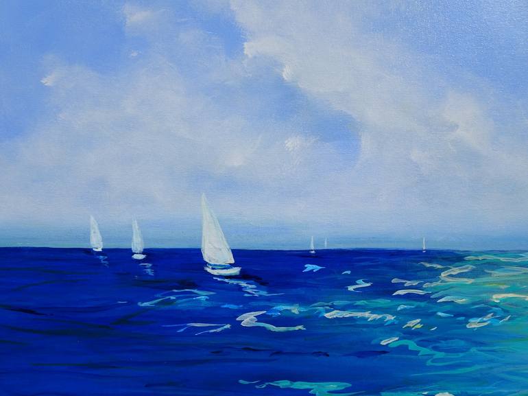 Original Seascape Painting by Sveta Osborne