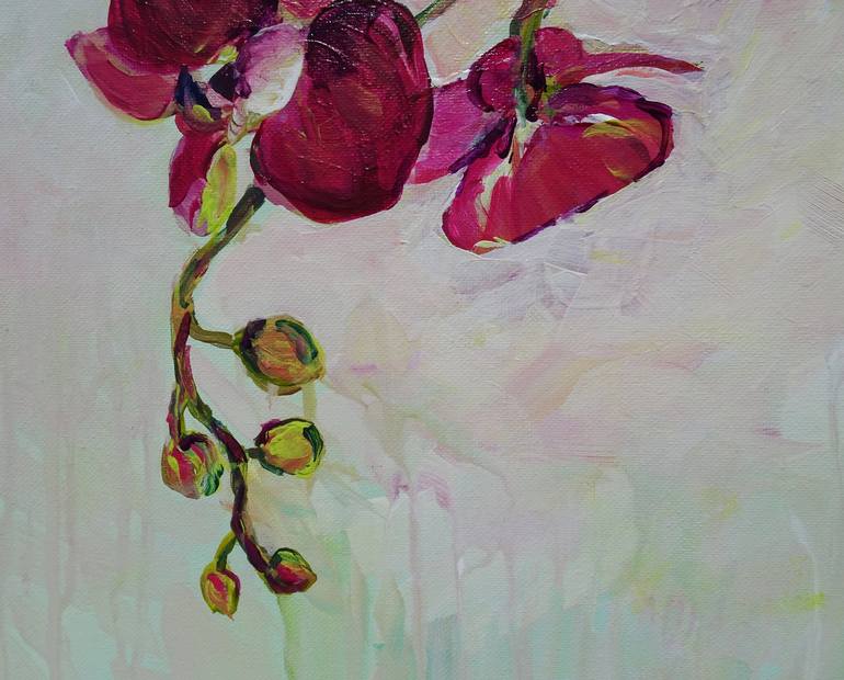 Original Floral Painting by Sveta Osborne