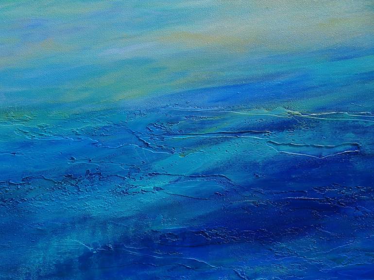 Original Abstract Expressionism Seascape Painting by Sveta Osborne