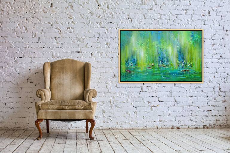 Original Abstract Landscape Painting by Sveta Osborne