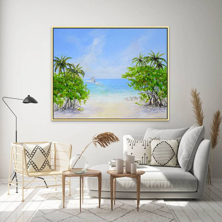 Original Fine Art Seascape Painting by Sveta Osborne