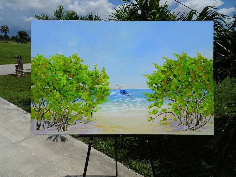 Original Beach Painting by Sveta Osborne