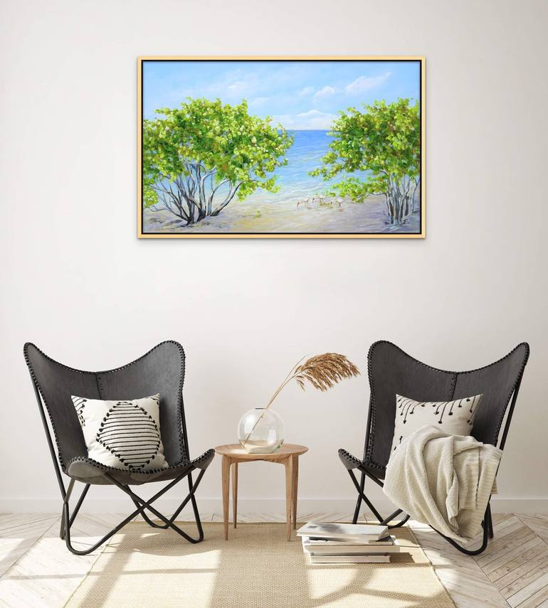 Original Beach Painting by Sveta Osborne