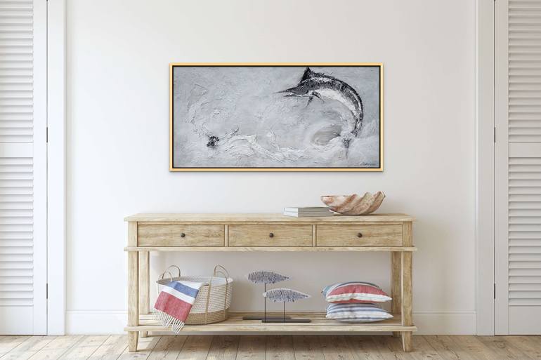 Original Fish Painting by Sveta Osborne