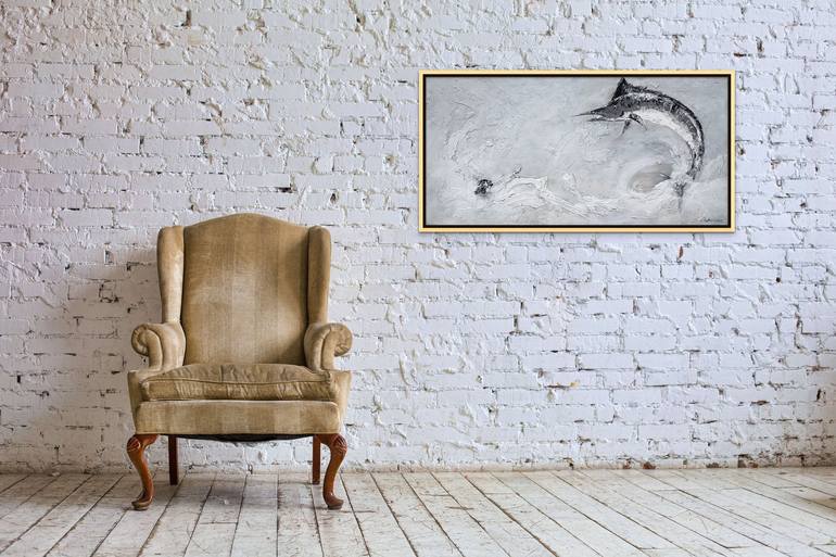 Original Fish Painting by Sveta Osborne