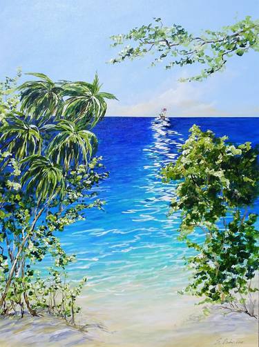Print of Seascape Paintings by Sveta Osborne