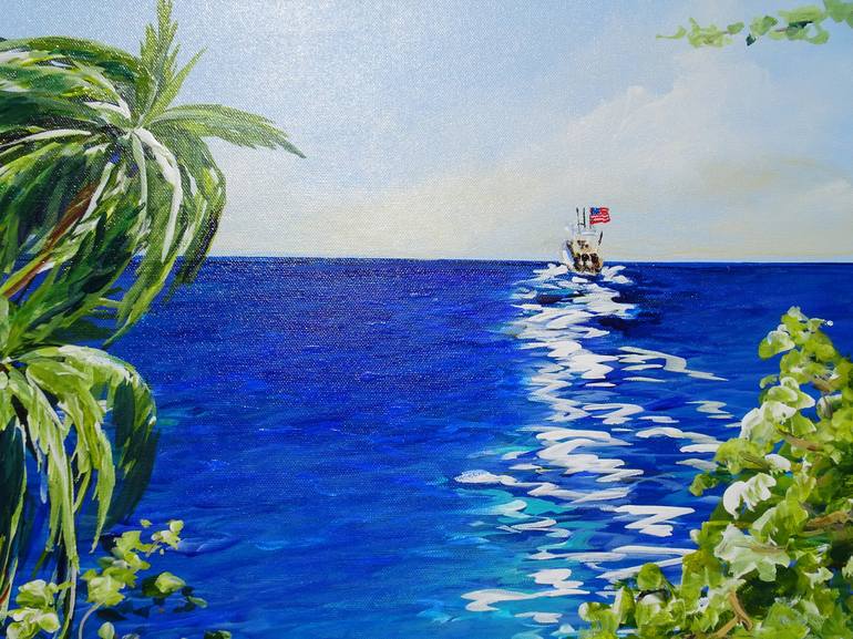 Original Impressionism Seascape Painting by Sveta Osborne