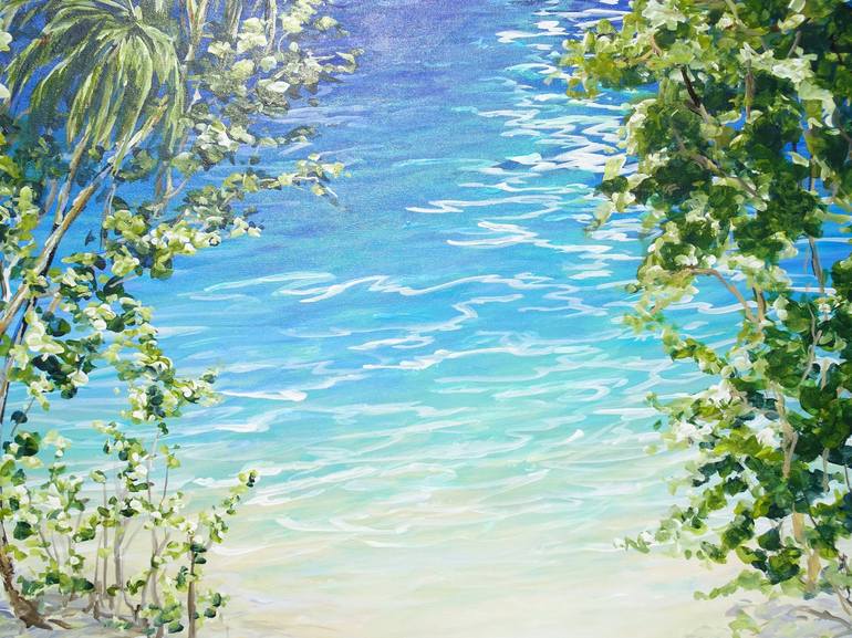 Original Impressionism Seascape Painting by Sveta Osborne