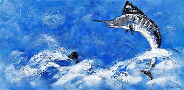 Print of Abstract Fish Paintings by Sveta Osborne