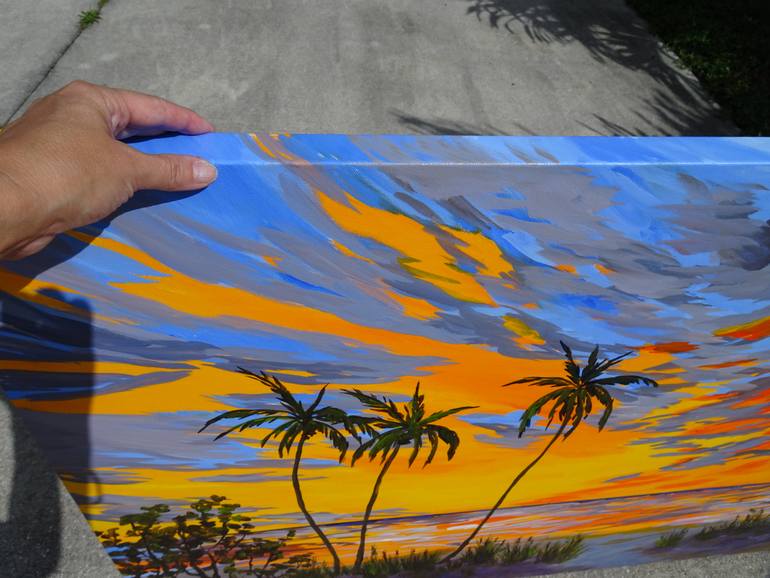 Original Abstract Expressionism Seascape Painting by Sveta Osborne