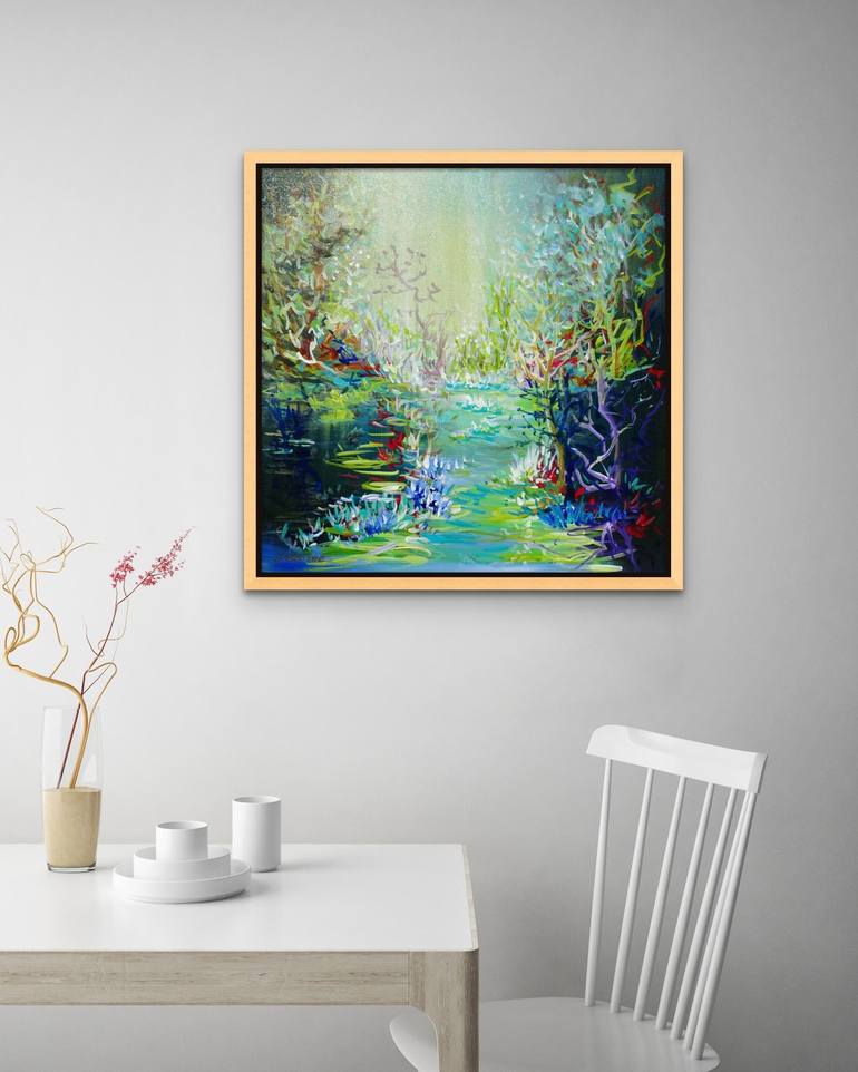 Original Garden Painting by Sveta Osborne