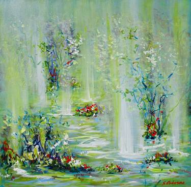 Original Abstract Expressionism Tree Paintings by Sveta Osborne