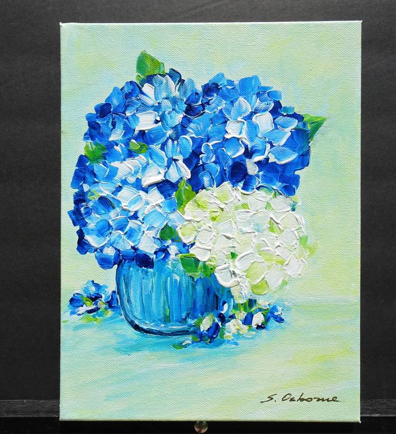 Original Floral Painting by Sveta Osborne