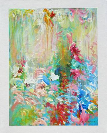 Print of Abstract Expressionism Botanic Paintings by Sveta Osborne