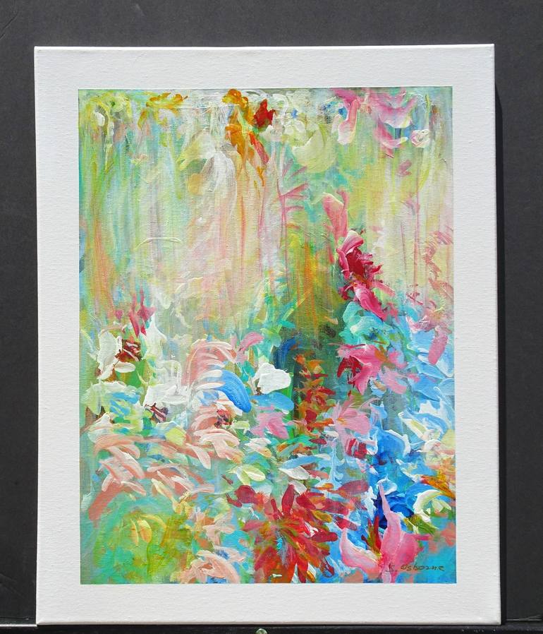 Original Abstract Expressionism Botanic Painting by Sveta Osborne