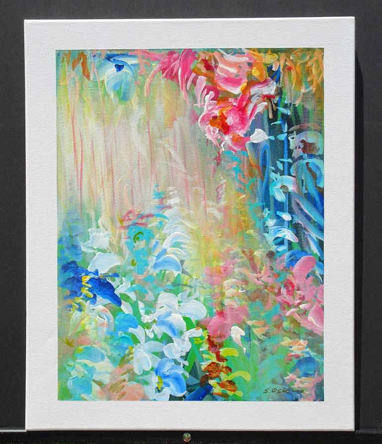 Original Garden Painting by Sveta Osborne