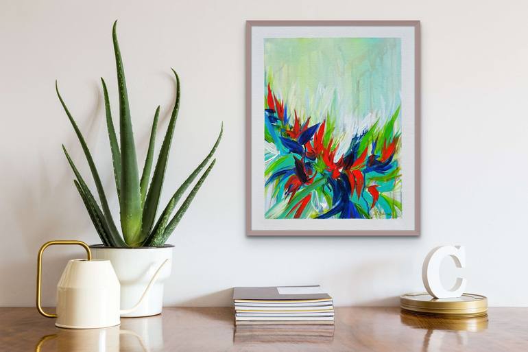 Original Floral Painting by Sveta Osborne