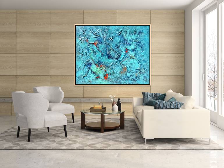Original Abstract Expressionism Abstract Painting by Sveta Osborne