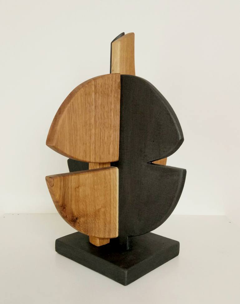 Original Modern Abstract Sculpture by Anna e Daniele Beltrame - Sedie Rustiche di Beltrame Daniele snc