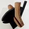 The object is an artistic sculpture in solid oak and metal effect paint; oil finish.
Object designed for interior furnishing; creates a unique atmosphere in the environment in which it is located and represents a futuristic-style industry.
From every angle the sculpture takes on a different shape.
Brand A + D art