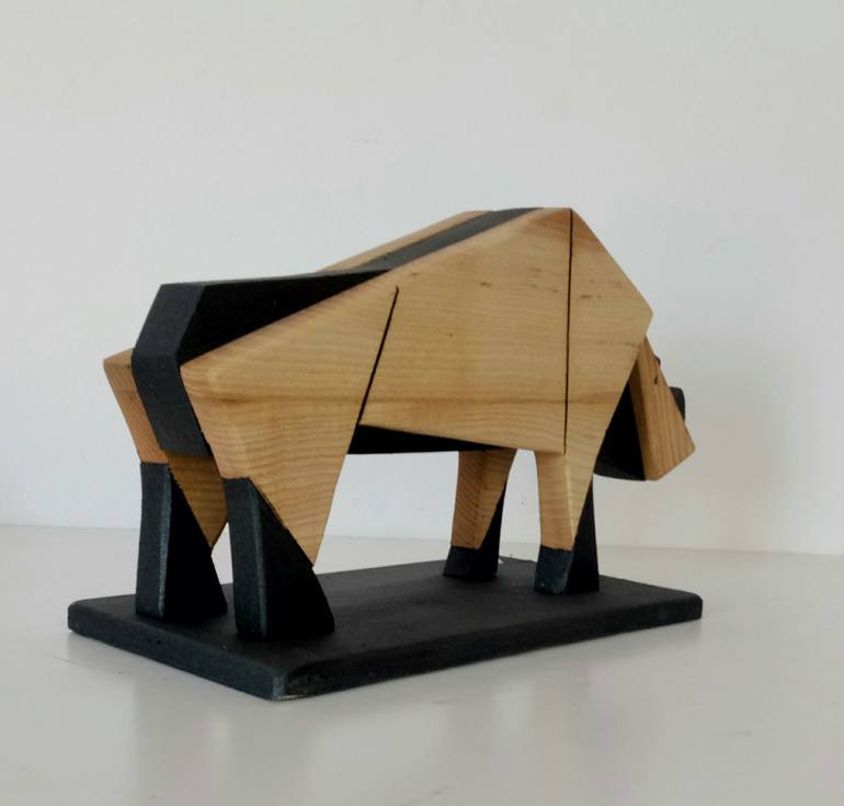 Original Modern Animal Sculpture by Anna e Daniele Beltrame - Sedie Rustiche di Beltrame Daniele snc